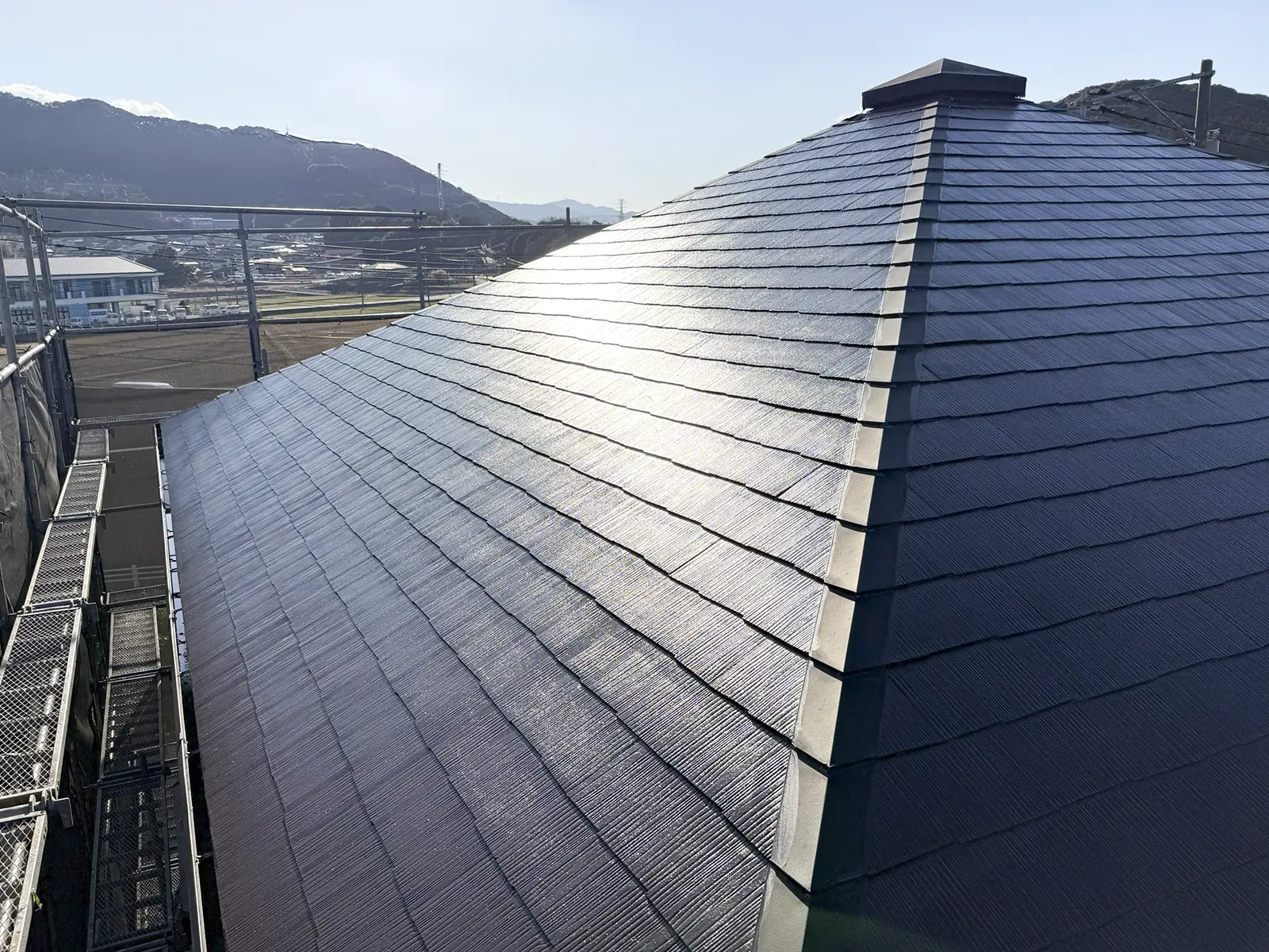 屋根塗装施工後